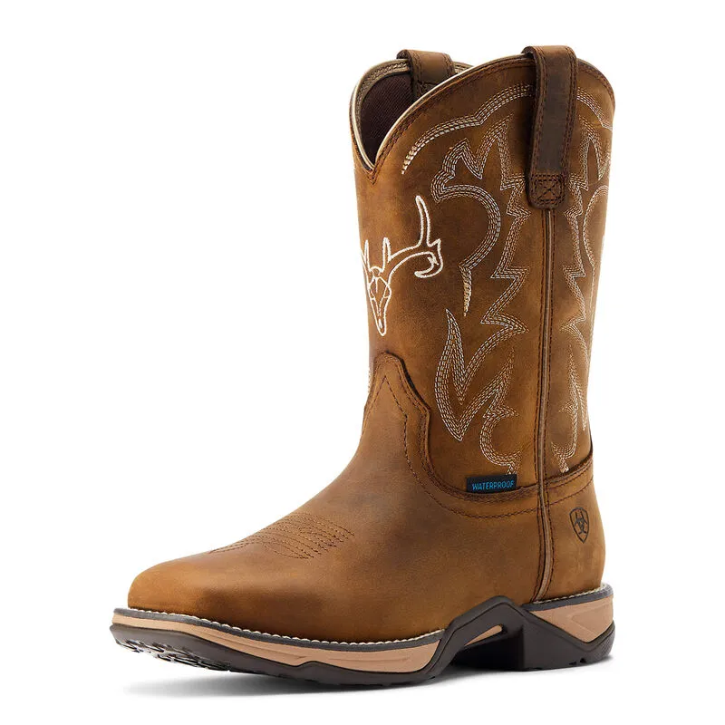 Ariat Women's Anthem Deer Waterproof Western Work Boot