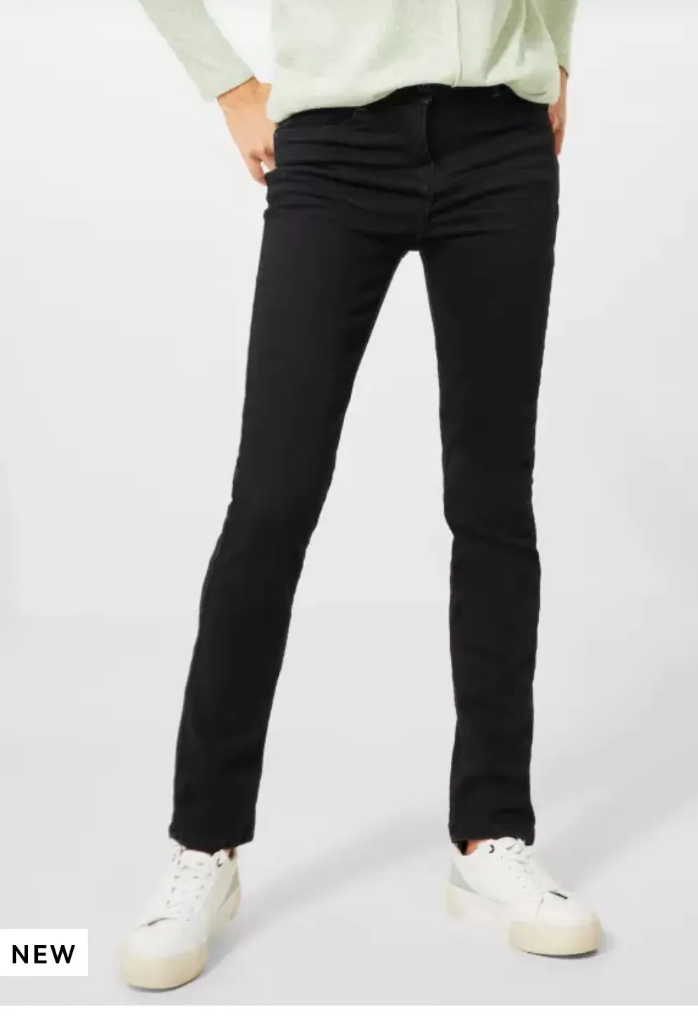 Black Toronto Jeans Reg/Long by Cecil 375281