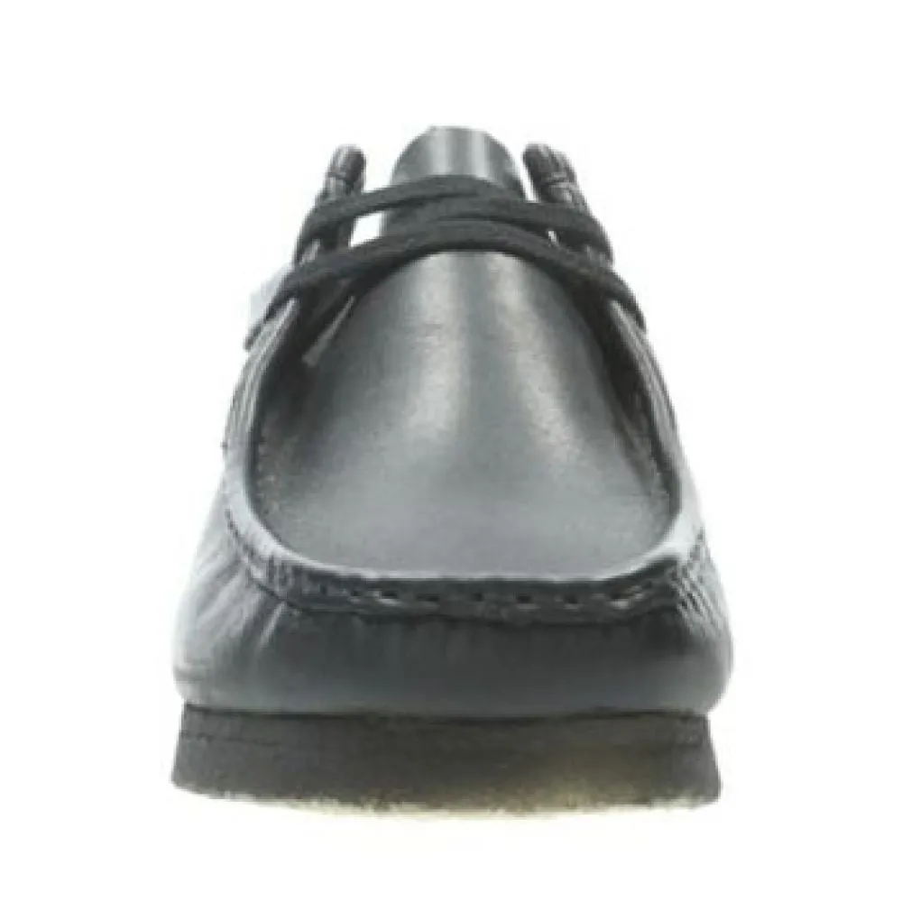 Clarks Men's Wallabee in Black Leather