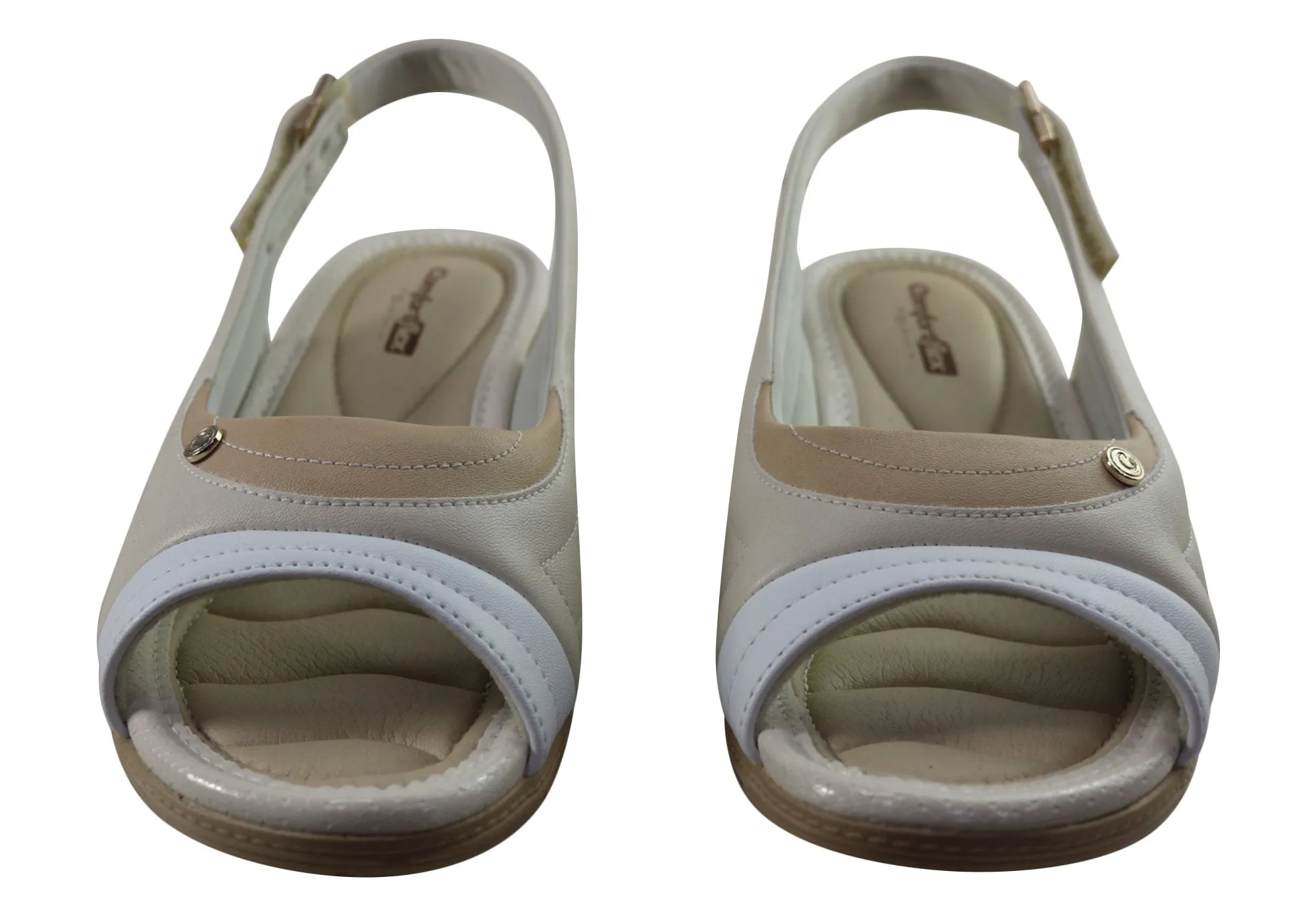 Comfortflex Keepler Womens Comfortable Wedge Sandals Made In Brazil