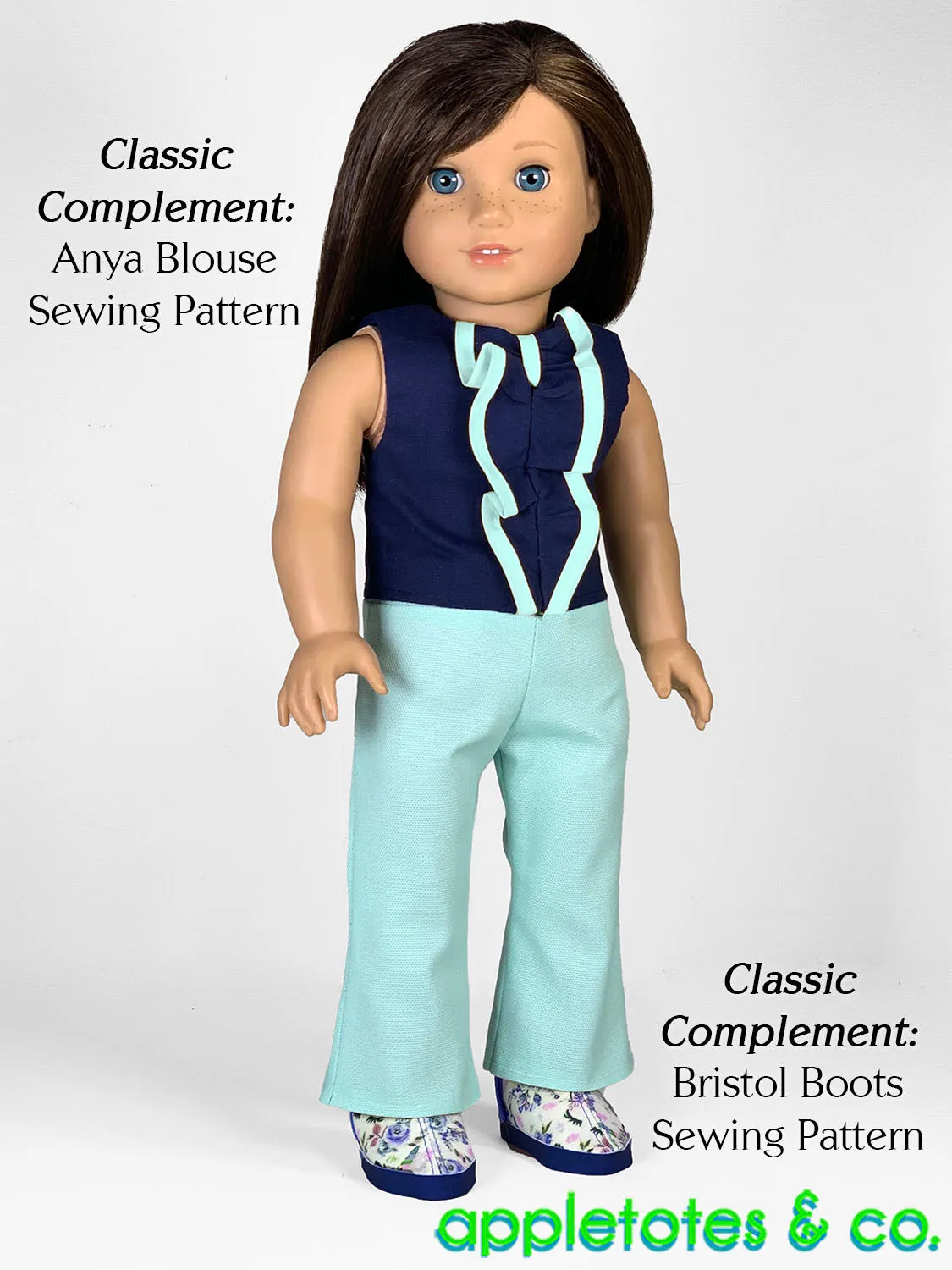 Cordova Pants 18 Inch Doll Sewing Pattern