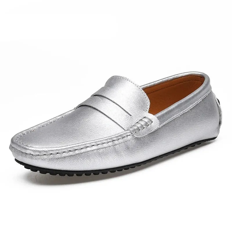 Loafers Shoes Men Fashion Shoes Spring Comfy Men's Flats Moccasins Classic Original Leather Men Casual Shoes