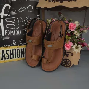 Men Camel Sandals