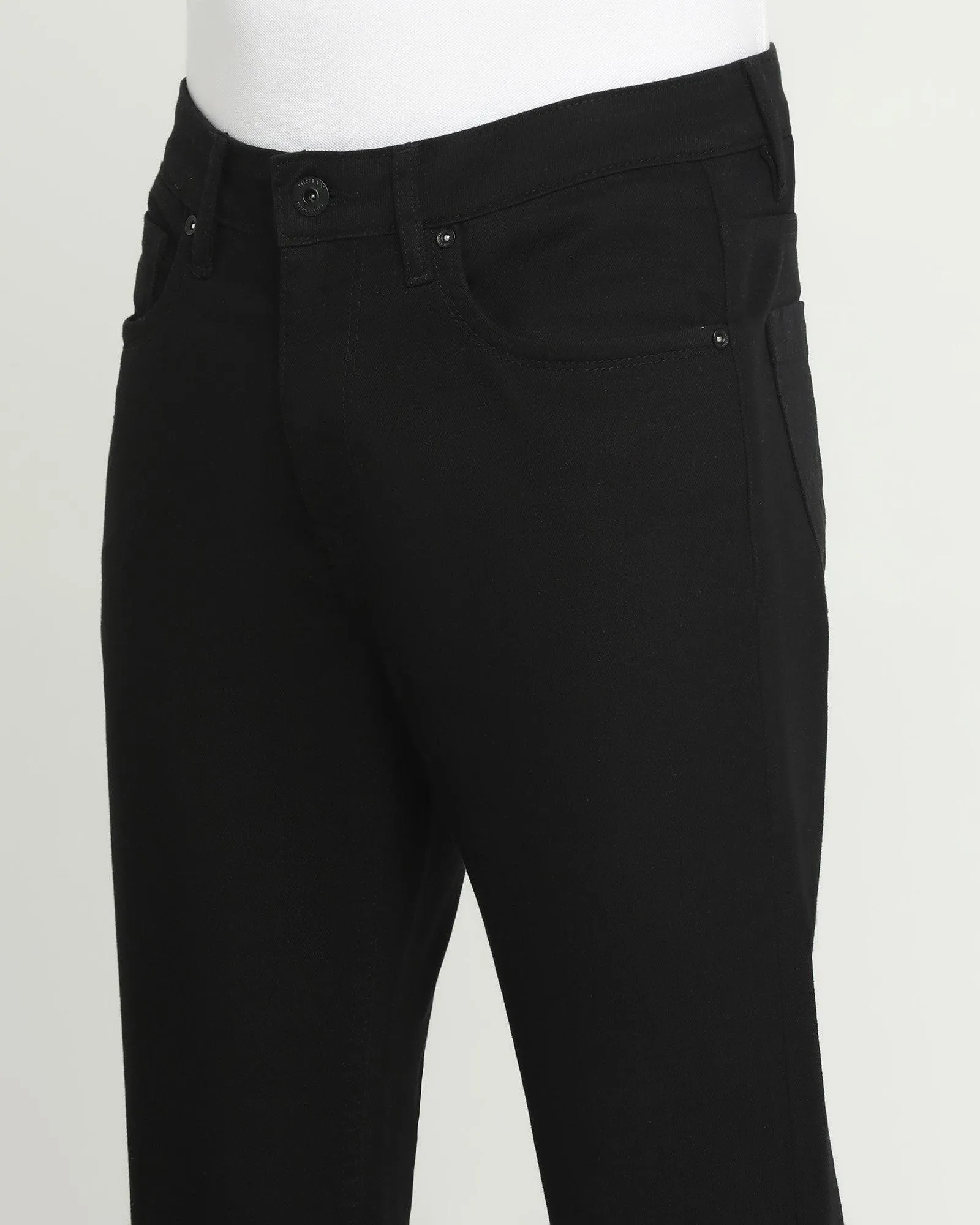 Must Haves Slim Comfort Buff Fit Black Jeans - Jacob