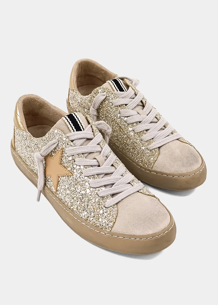 Paula Sterling Glitter Sneakers