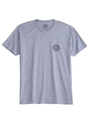 Tin Haul Mens Company Circle Grey Poly/Cotton S/S T-Shirt