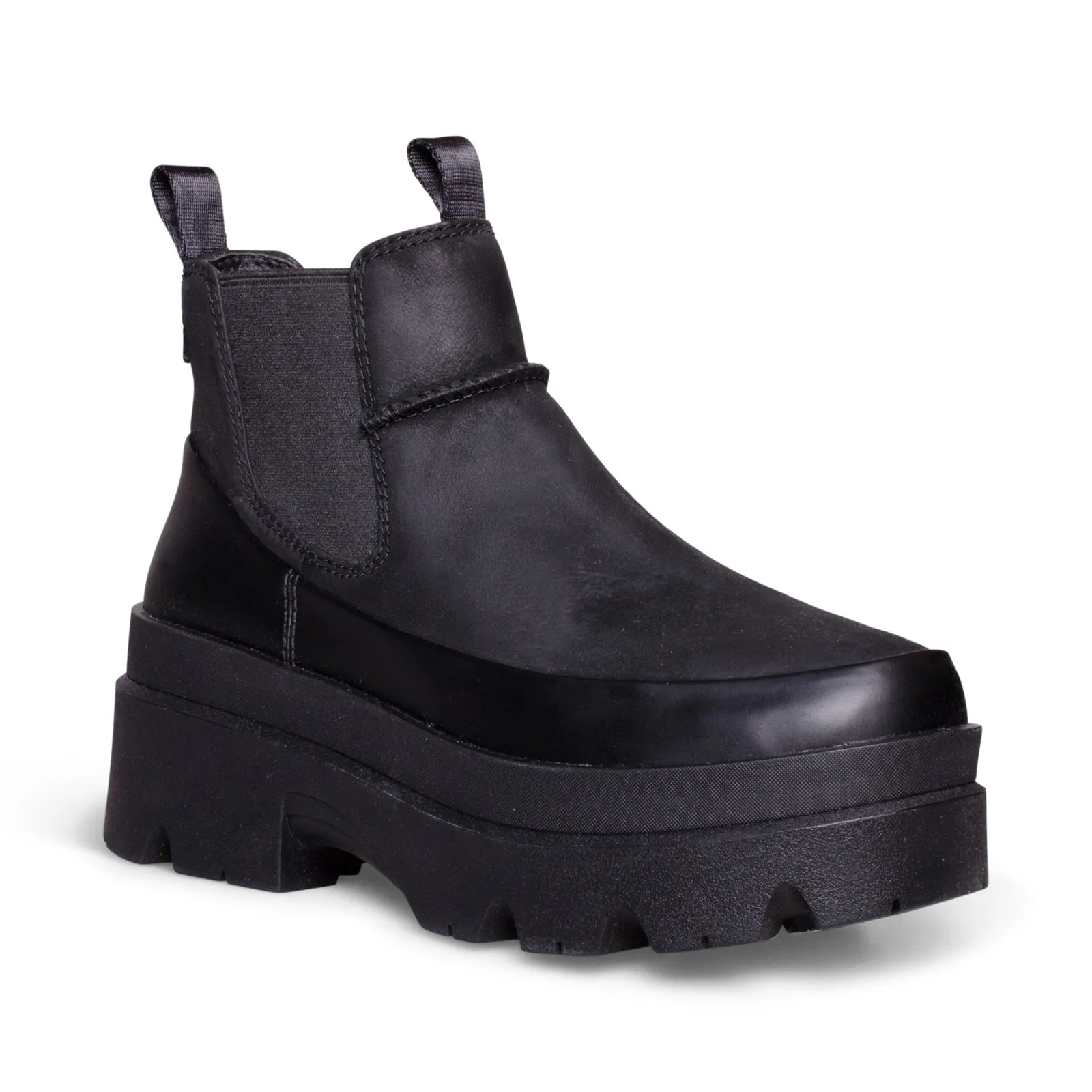 UGG Brisbane Chelsea Black Boots - Women's