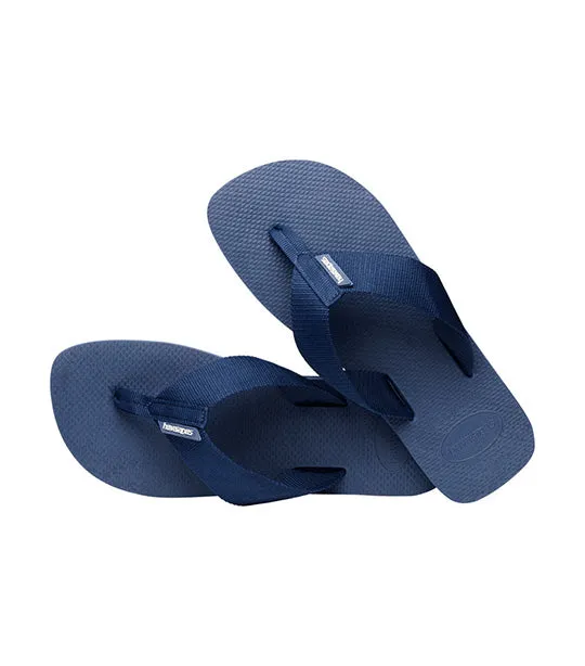 Urban Basic Material Flip Flops Indigo Blue