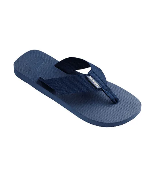 Urban Basic Material Flip Flops Indigo Blue