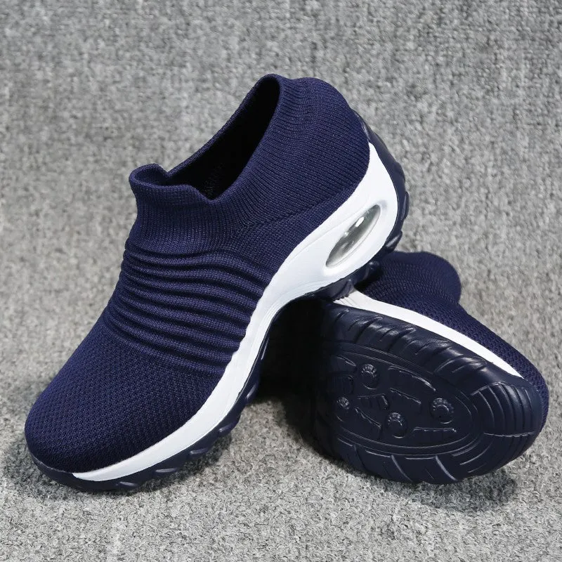 Women's fashion stylish breathable elastic leisure sneakers